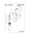 GRUISSAN * COLGANTE  LED 5W 3000K  NEGRO